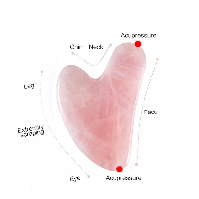 Gua Sha Board Beautiful Massage Beeswax Scraping Massage Scraper Face Neck Massage Natural Jade Stone Gua Sha Massage Board Tool