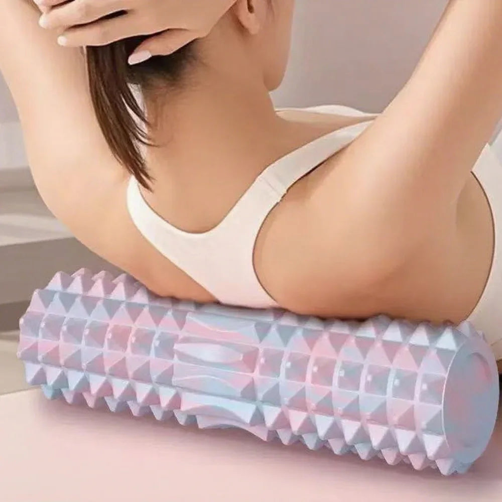 [Three Piece Massage Set] Massage Prick Ball, Massage Roller, Foam Massage Roller Shaft - a Necessary Household Massage Artifact