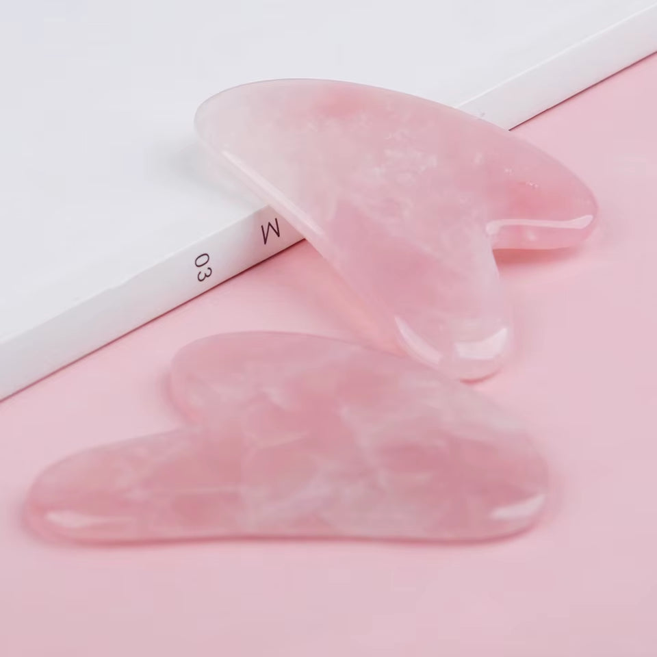 Gua Sha Board Beautiful Massage Beeswax Scraping Massage Scraper Face Neck Massage Natural Jade Stone Gua Sha Massage Board Tool